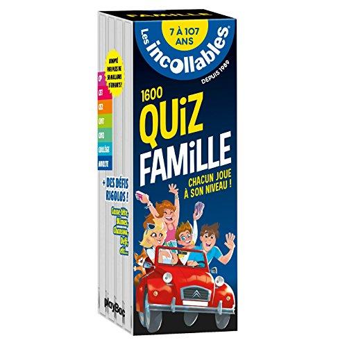 Les incollables, 1.600 quiz famille : 7 à 107 ans : chacun joue à son niveau !