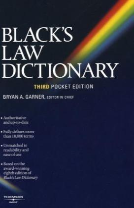 Black's Law Pocket Dictionary