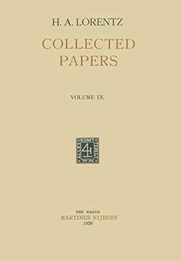 Collected Papers: Volume IX