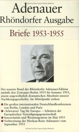 Rhöndorfer Ausgabe, Briefe 1953-1955