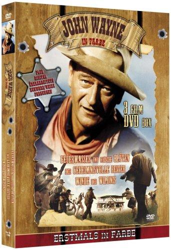 John Wayne in Farbe - Digital remasterte Holzbox Edition 1 (3 Filme)