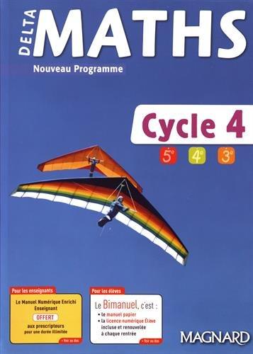 Delta maths cycle 4, 5e, 4e, 3e : nouveau programme : bimanuel