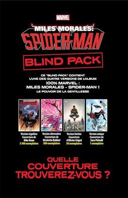 Miles Morales : Spider-Man : blind pack. Vol. 1. Le pouvoir de la gentillesse