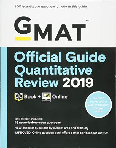 GMAT Official Guide Quantitative Review 2019: Book + Online (Gmat Official Guides)