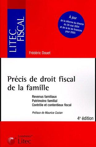 Précis de droit fiscal de la famille