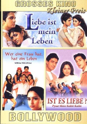 DVD-Box - Bollywood: Liebe ist mein Leben/Wer eine Frau hat, hat ein Leben/Ist es Liebe?