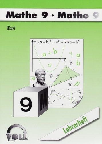 Lehrerheft Mathe 9