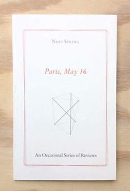 Next Spring: Paris May 16