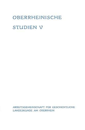 Landesgeschichte und Zeitgeschichte: Kriegsende 1945 und demokratischer Neubeginn am Oberrhein, Band V