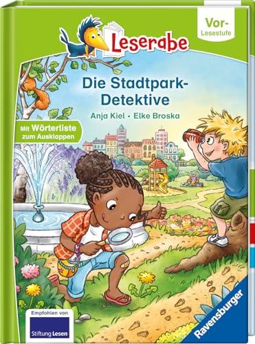 Die Stadtpark-Detektive - lesen lernen mit dem Leseraben - Erstlesebuch - Kinderbuch ab 5 Jahren - erstes Lesen - (Leserabe Vorlesestufe)