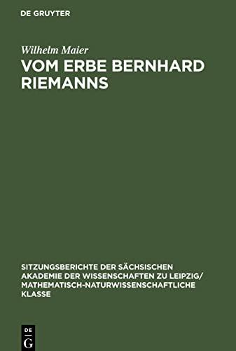 Vom Erbe Bernhard Riemanns