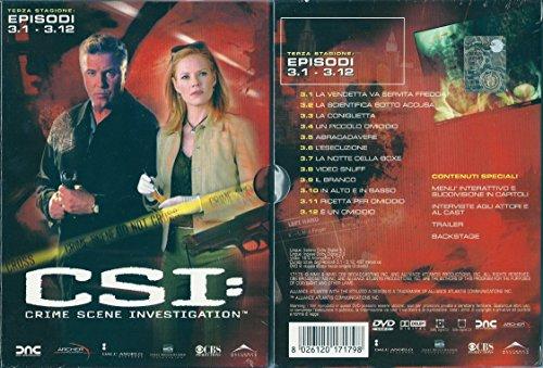 CSI - Crime Scene Investigation Stagione 03 Episodi 01-12 [3 DVDs] [IT Import]