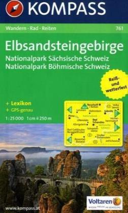 Elbsandsteingebirge 1 : 25 000: Wandern. Rad. Reiten. Nationalpark Sächsische Schweiz. Nationalpark Böhmische Schweiz. GPS-genau