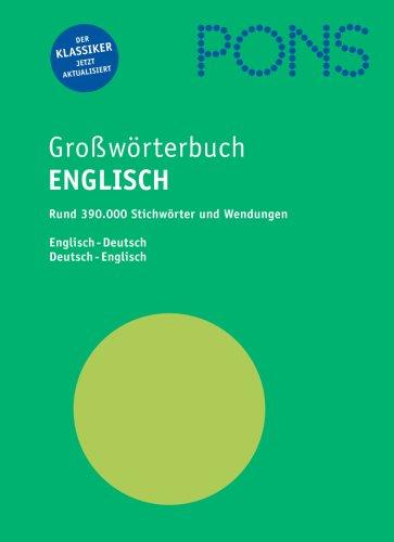 PONS Großwörterbuch Englisch, m. Daumenregister u. Extraheft Englisch aktiv