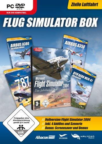 Flug Simulator Box: Zivile Luftfahrt inkl. Microsoft Flight Simulator 2004