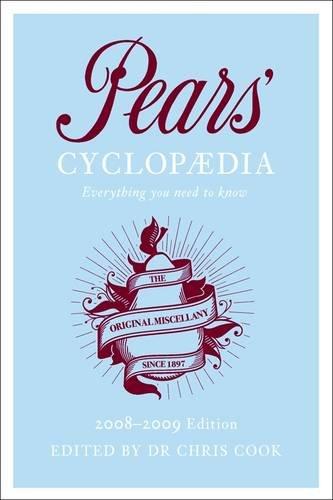 Pears Cyclopaedia 2008-2009