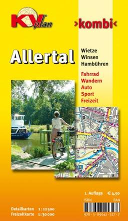 Allertal / Winsen Wietze Hambühren: 1:12.500 Gemeindepläne mit Freizeitkarte 1:30.000 inkl. Radroutenund Wanderwege (KVplan-Kombi-Reihe)