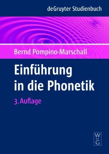 Einführung in die Phonetik (de Gruyter Studienbuch)