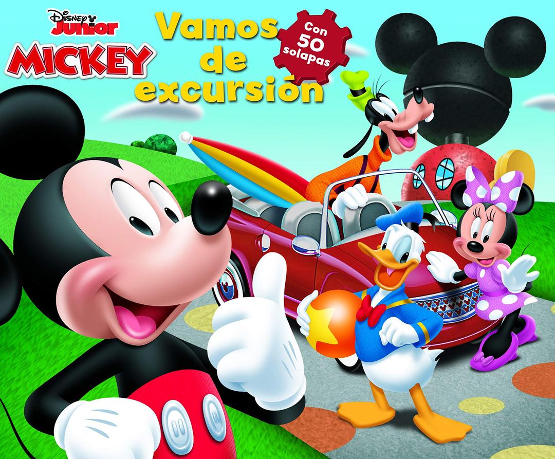 Mickey. Vamos de excursión: Con 50 solapas (Disney. Mickey)