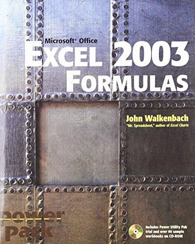 Excel 2003 Formulas (Computing)