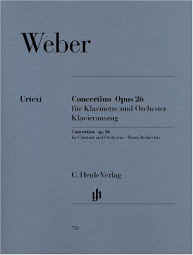 Concertino Es-Dur Op 26 Klar Orch. Klarinette, Klavier