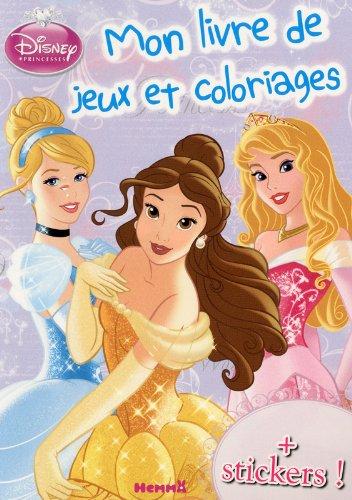 Disney princesses : mon livre de jeux et coloriages