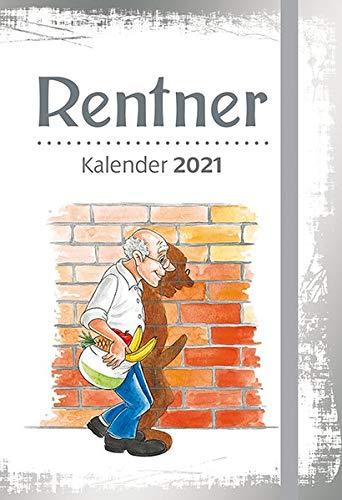 Rentner - Kalender 2021: Taschenkalender mit Lesebändchen und Gummiband