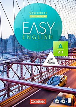 Easy English: A2: Band 1 - Kursbuch - Kursleiterfassung: Mit Audio-CD, Phrasebook, Aussprachetrainer und Video-DVD