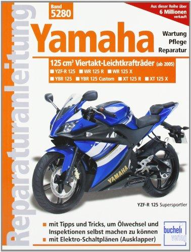 Yamaha 125-ccm-Viertakt-Leichtkrafträder ab Modelljahr 2005: YBR 125 (Allrounder),  XT 125 R (Enduro), XT 125 X (Supermoto), YZF-R (Supersportler)