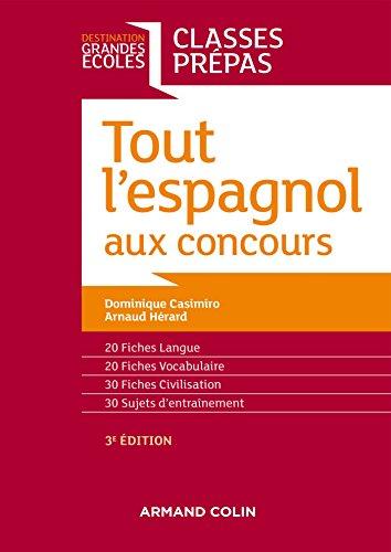 Tout l'espagnol aux concours : classes prépas