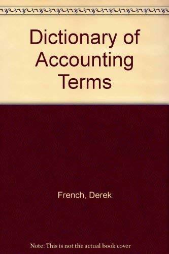 Dictionary of Accounting Terms