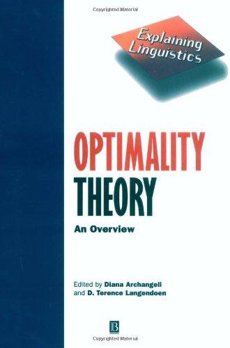 Optimality Theory (Explaining Linguistics)