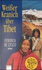 Weißer Kranich über Tibet