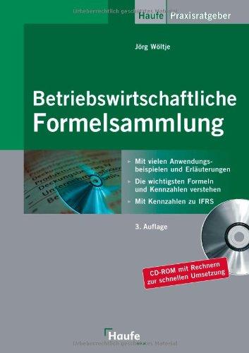 Betriebswirtschaftliche Formelsammlung