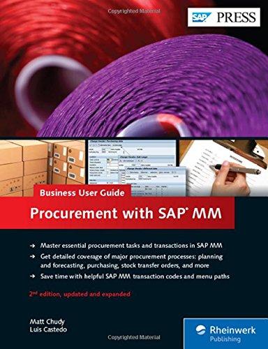 Procurement with SAP MM: Business User Guide (SAP PRESS: englisch)