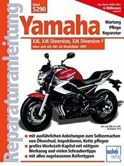 Yamaha: XJ6, XJ6 Diversion, XJ6 Diversion F ohne und mit ABS ab 2009 (Reparaturanleitungen)