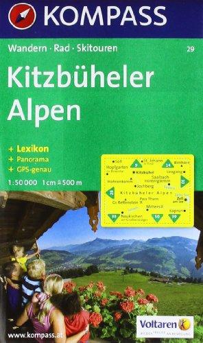 Kitzbüheler Alpen: Wandern / Rad / Skitouren. Mit Panorama. GPS-genau. 1:50.000