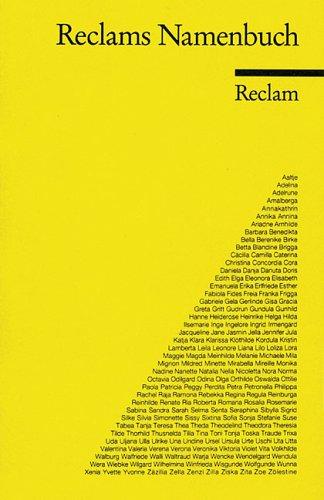 Reclams Namenbuch