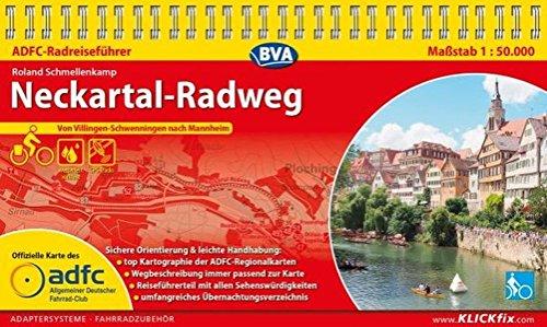 ADFC-Radreiseführer Neckartal-Radweg 1:50.000 praktische Spiralbindung, reiß- und wetterfest, GPS-Tracks Download: Von Villingen-Schwenningen nach Mannheim