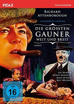 Die größten Gauner weit und breit (Loot) - Ungekürzte Fassung / Brillante Krimikomödie mit Starbesetzung (Pidax Film-Klassiker)