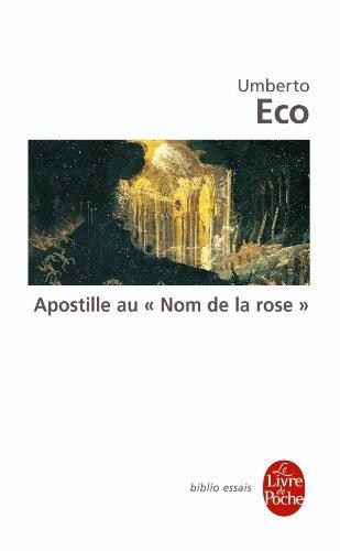 Apostille au Nom de la rose