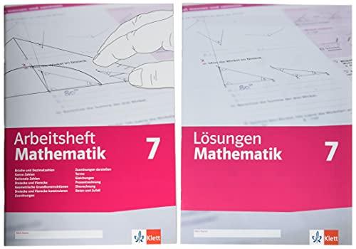 Arbeitsheft Mathematik: Arbeitsheft mit Lösungsheft Klasse 7 (Arbeitsheft Mathematik. Ausgabe ab 2019)