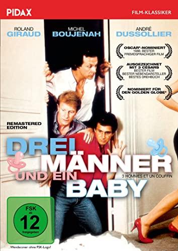 Drei Männer und ein Baby (Trois hommes et un couffin) - Remastered Edition / Die preisgekrönte französische Original-Kultkomödie (Pidax Film-Klassiker)