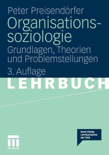 Organisationssoziologie: Grundlagen, Theorien und Problemstellungen