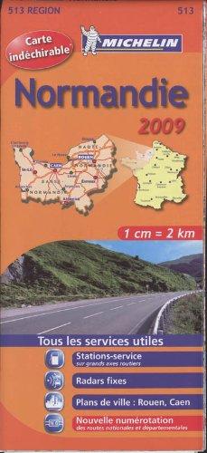 Normandie: 2009 (Michelin kaart - Regionaal Frankrijk (513))