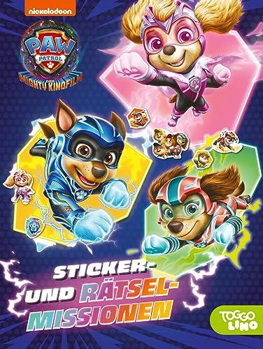 PAW Patrol - Der Mighty Kinofilm: Sticker- und Rätsel-Missionen: Bunte Sticker und coole Rätsel zum neuen Kinofilm | (ab 4 Jahren)