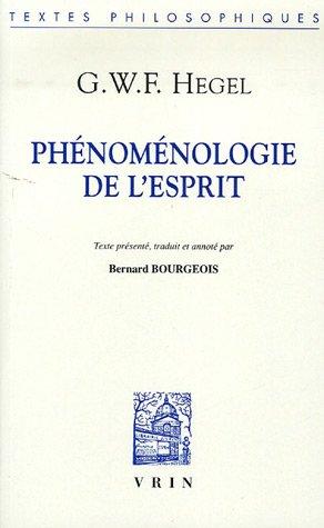 Phénoménologie de l'esprit