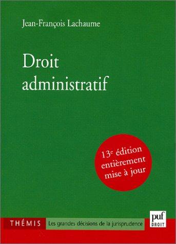 Droit administratif (Grandes Decisio)