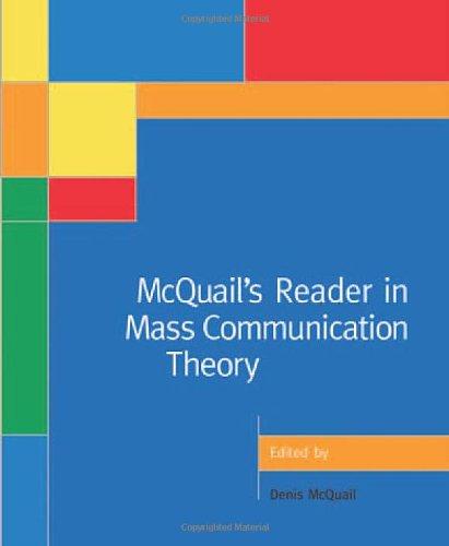 McQuail's Reader in Mass Communication Theory