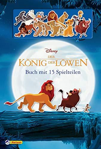 Disney Der König der Löwen: Die Geschichte von Simba (Buch mit 15 Spielteilen): Mit wieder ablösbaren und waschbaren Silikon-Stickern ohne Kleber!